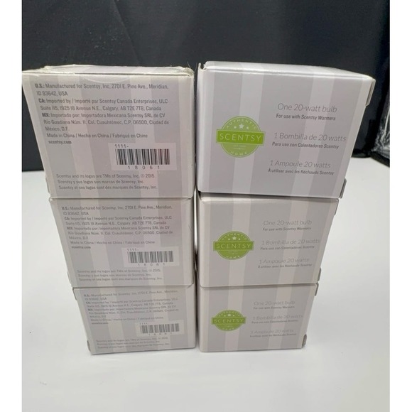 Scentsy Other - NEW 6 Scentsy 20 WATT lightbulbs.